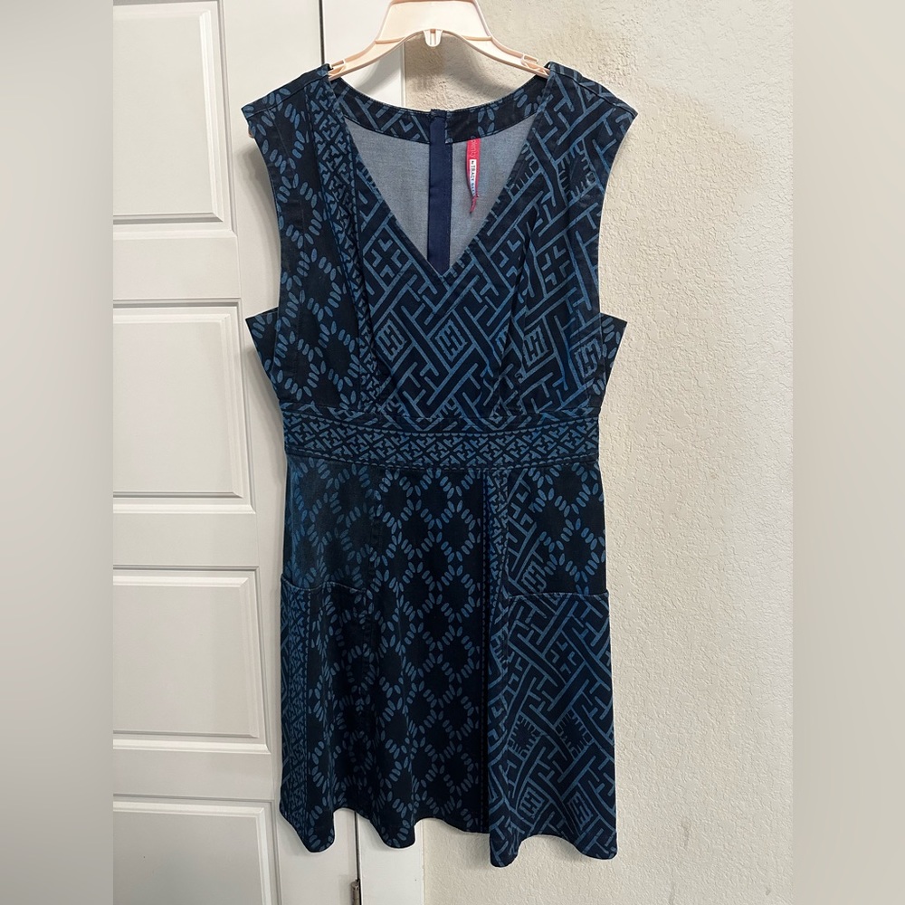 Plenty by Tracy Reese Anthro denim dress size 10.